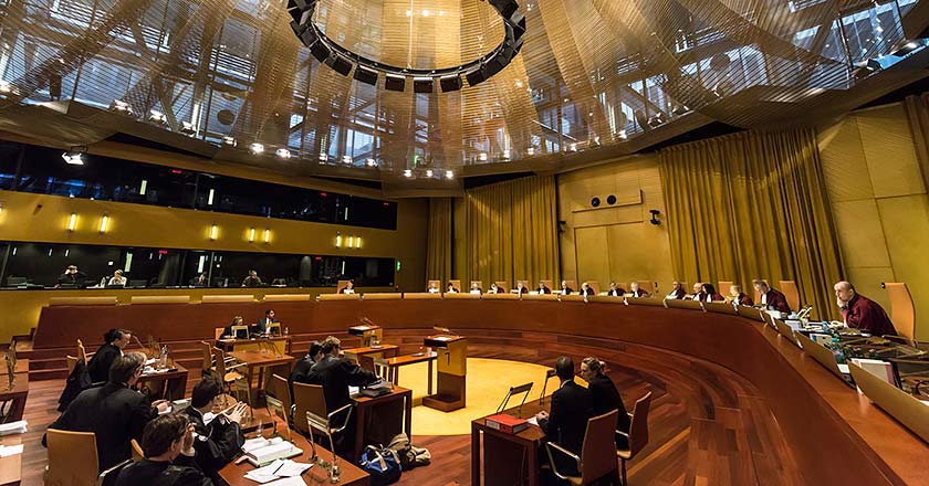 Große Kammer des EuGH; Foto: Gerichtshof der Europäischen Union