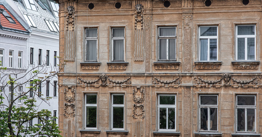 Altbau in Wien; Foto: M. Nachtschatt