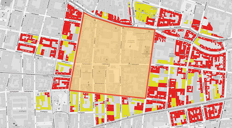 Bewertungsgebiet des Gutachtens 4; Grafik: MVÖ