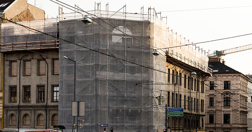 Haus Radetzkystraße im Februar 2019; Foto: MVÖ