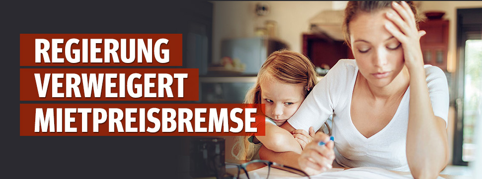 Regierung verweigert Mietpreisbremse