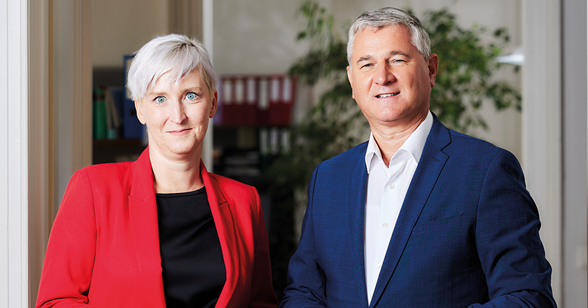 Die Forderungen der MVÖ - Elke Hanel-Torsch und Georg Niedermühlbichler (c) Stefan Burghart