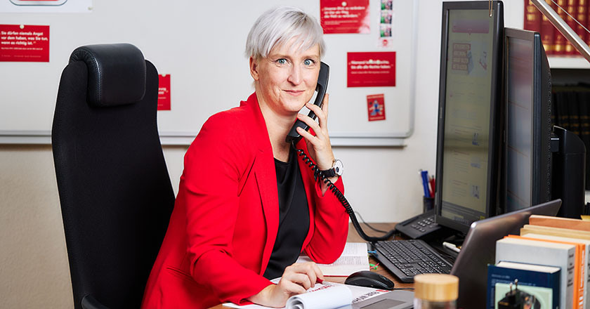 Elke Hanel-Torsch in der MVÖ-Zentrale (c) Stefan Burghart