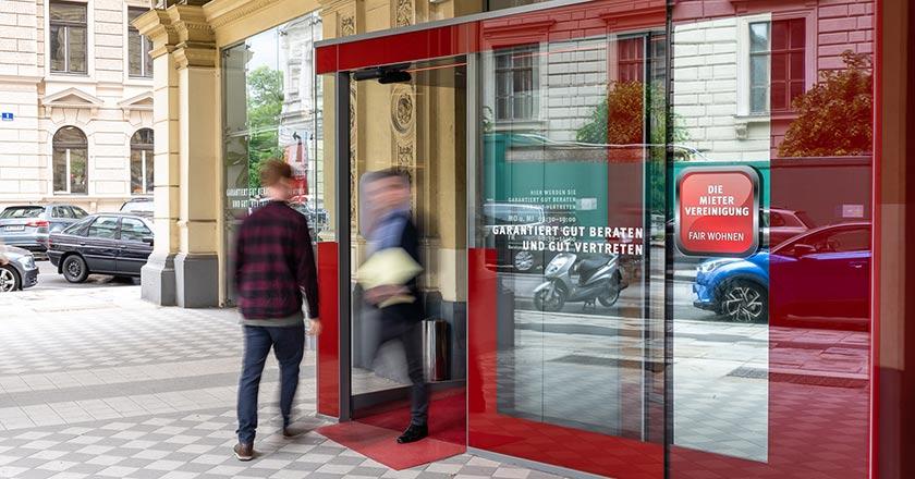 Eingang der Mietervereinigung Wien (c) M. Nachtschatt